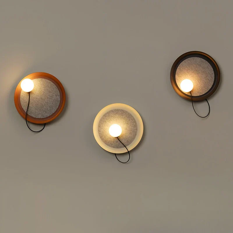Minimalistische nordische Wandleuchte aus PVC für Schlafzimmer – Armonia