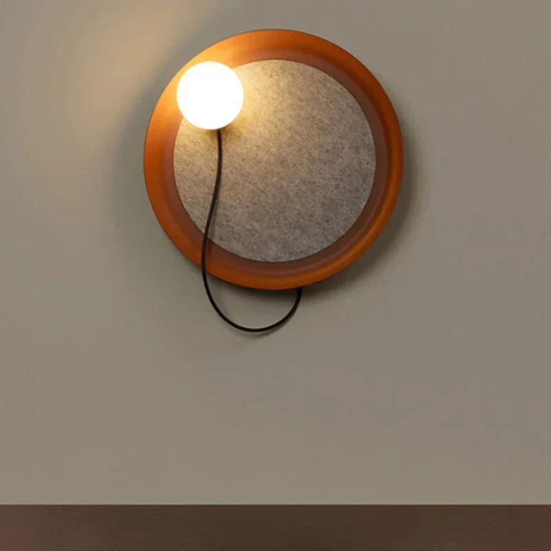 Minimalistische nordische Wandleuchte aus PVC für Schlafzimmer – Armonia
