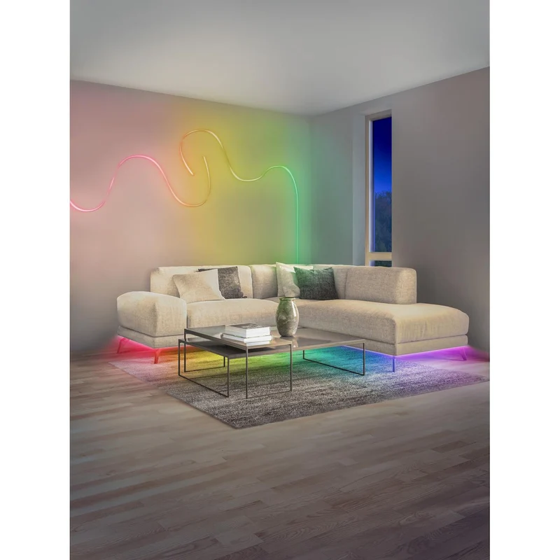 OSRAM Wifi SMART+ NEON FLEX MAGIC RGB + TUNABLE WHITE LED-Lichtstreifen, 3m, 15W, mit Fernbedienung