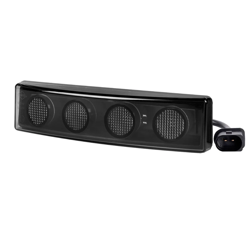 Horpol Dunkle Linse Scania Visierleuchte mit Stecker / Weiß
