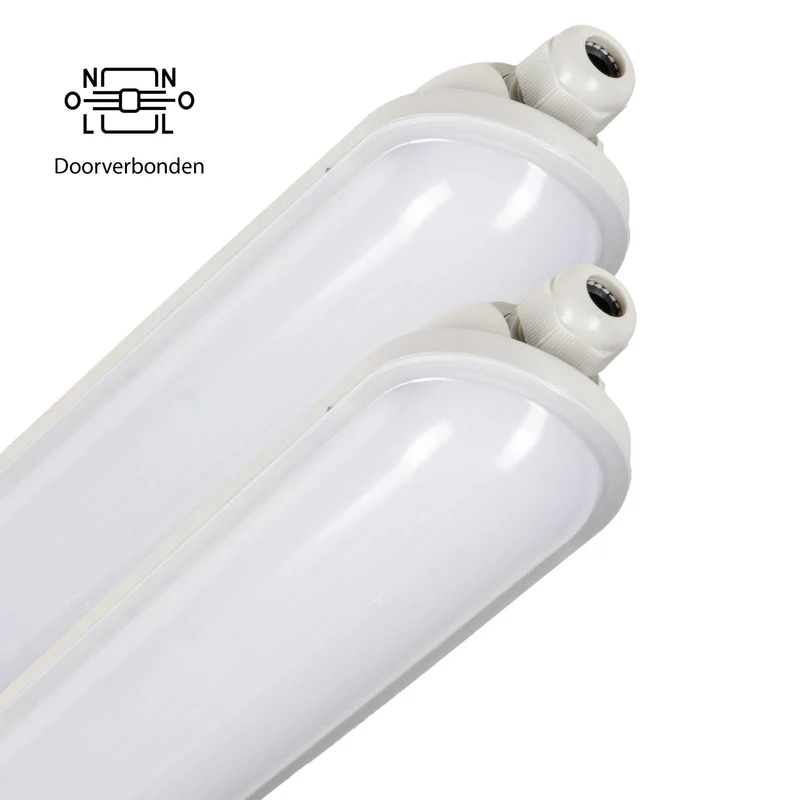 2er-PACK – LED's Light Pro Premium Koppelbare LED TL Leuchte 40 W 150 cm 6400 lm 4000 K 160 lm/W