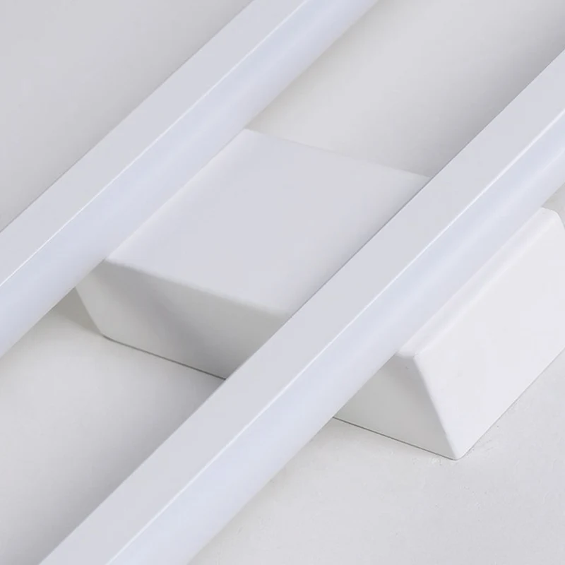Semi-Flush Mount Ceiling Light Minimalist Dual Bar Linear LED, 3 Colors
