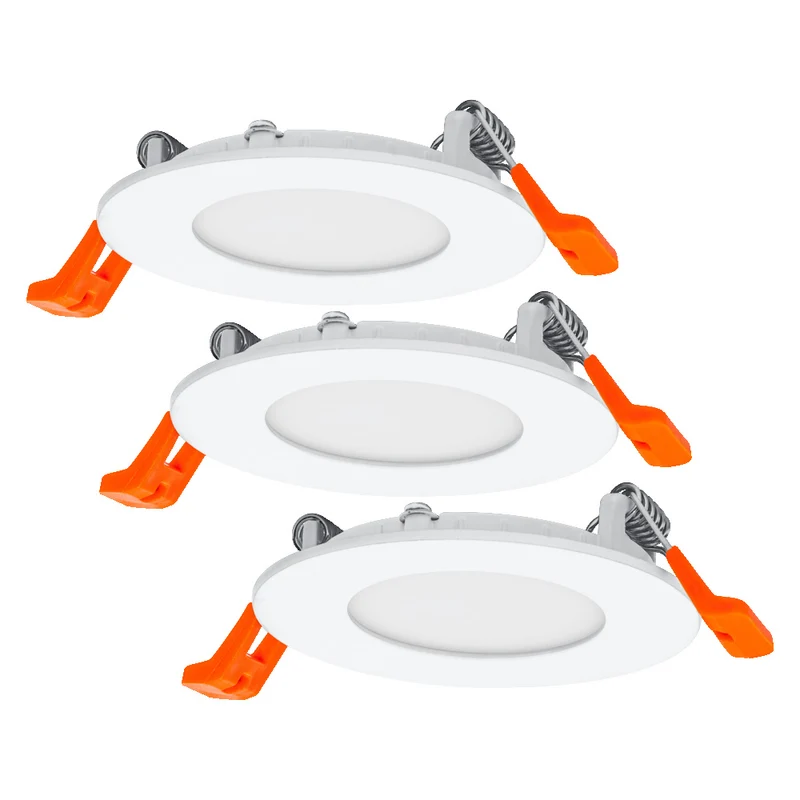 OSRAM Downlight Slim, Spots, 3000K, 4.50,W, Weiß, ⌀85mm, 3er Pack