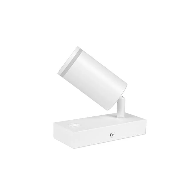 LED-Wandleuchte - Nachttischlampe | GU10-Fassung | Weiß