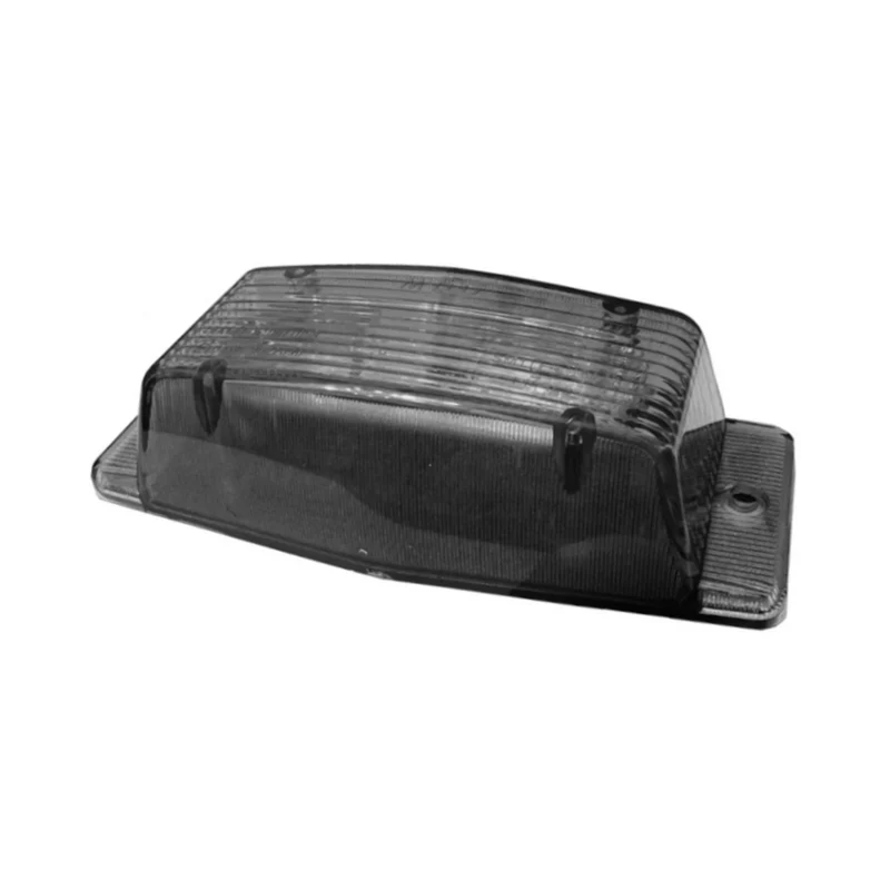 LED-Doppelbrennerlampe mit integriertem Stroboskoplicht / dunkel getönter Linse