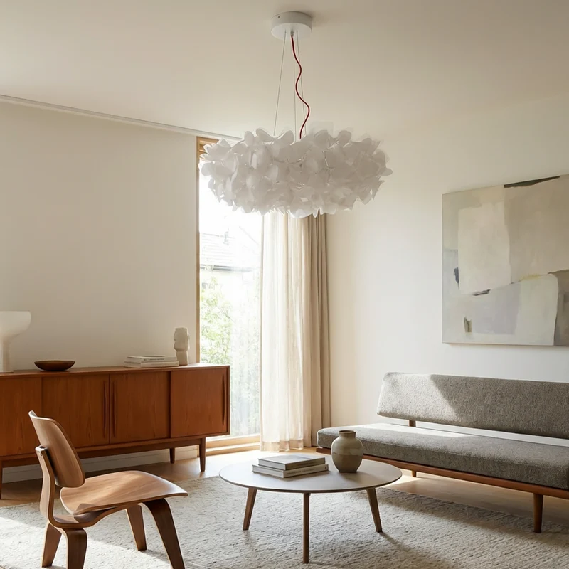 Moderner Kristall-Kronleuchter für Wohnzimmer und Schlafzimmer – Elestia