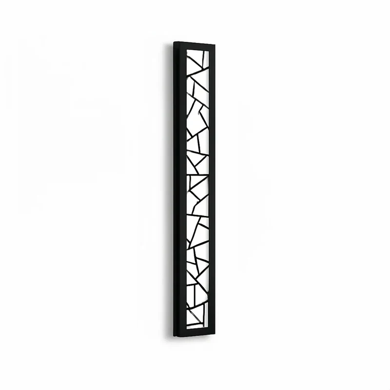 Längliche Außenwandleuchte im Design-Stil, IP65 für die Terrasse