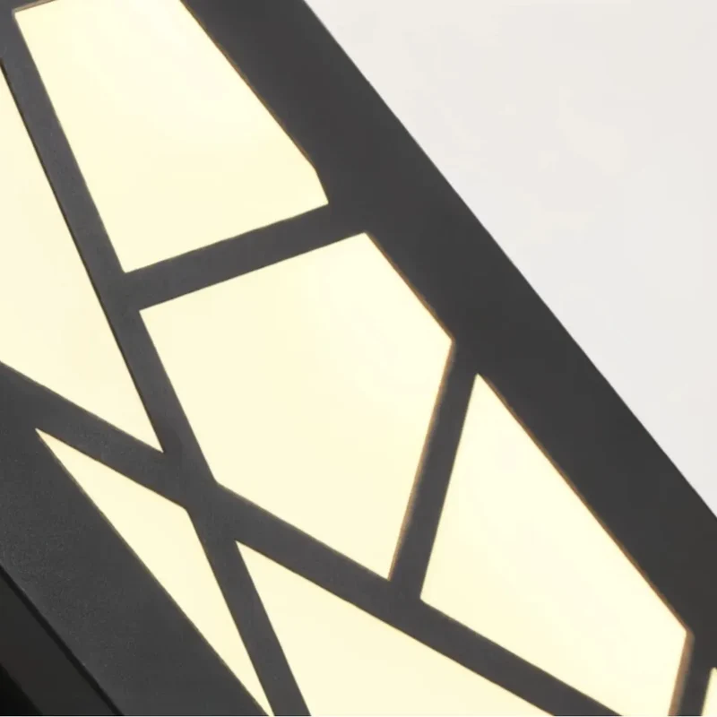 Längliche Außenwandleuchte im Design-Stil, IP65 für die Terrasse