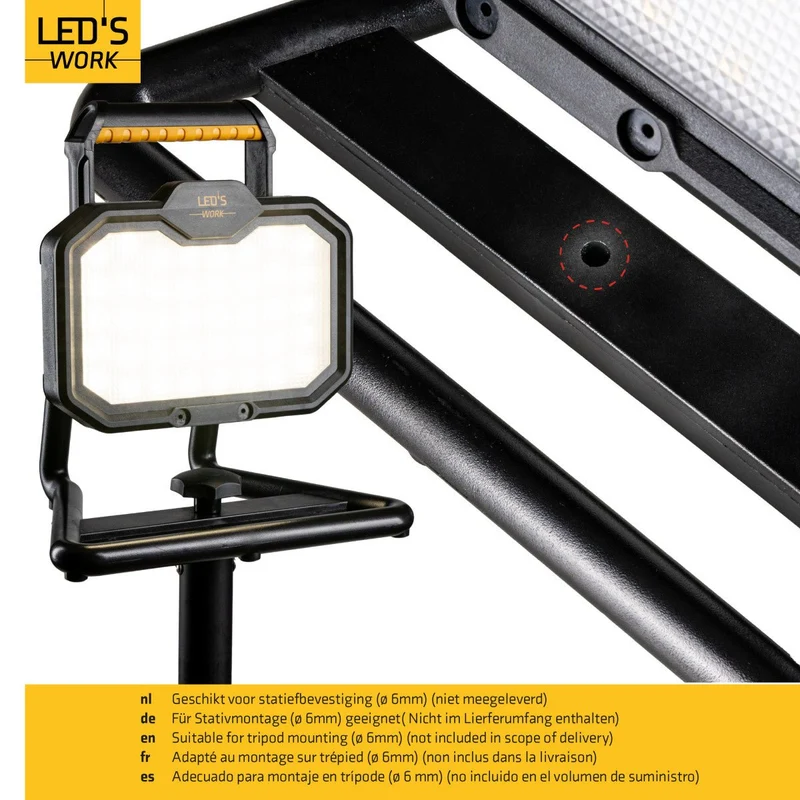 LED Wiederaufladbare Arbeitsleuchte 20W 2000lm 4000K neutralweiß IP54 - LED's Work