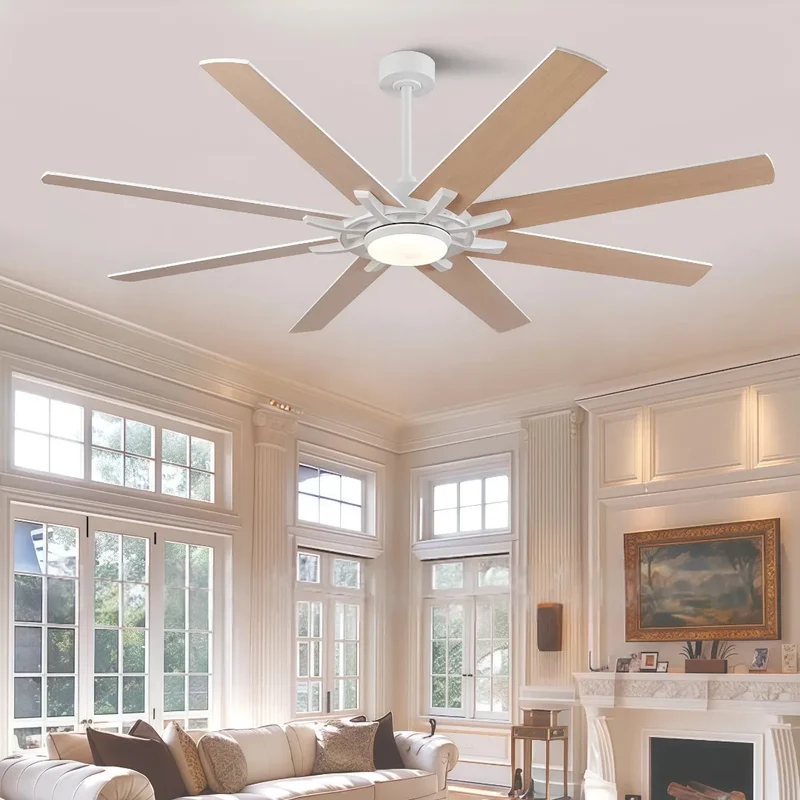 Großer Deckenventilator mit Licht leise und Fernbedienung