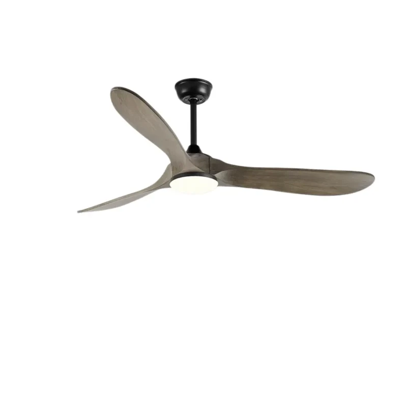 Deckenventilator mit Licht, Fernbedienung und Echtholz-Flügeln
