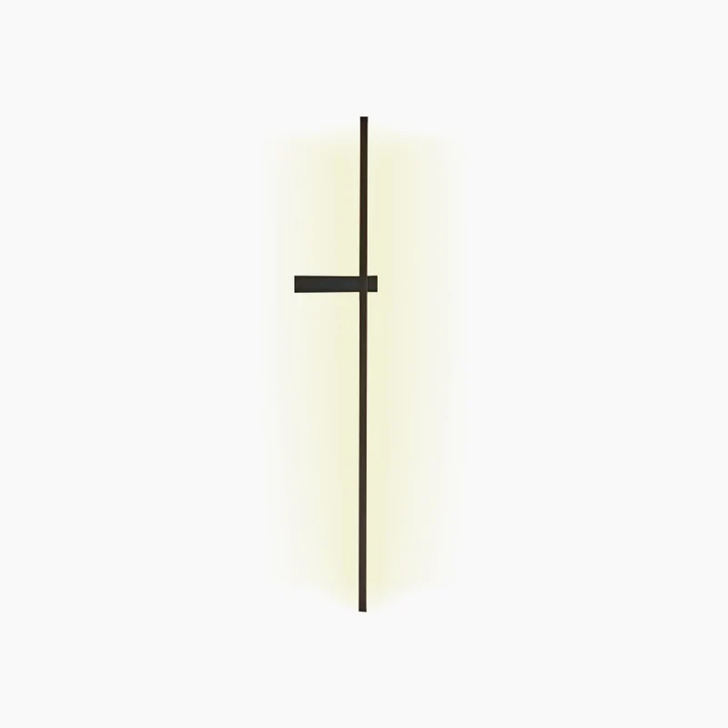 Wall Sconce Light Nordic Long Slim Linear LED Aluminum, Black / White
