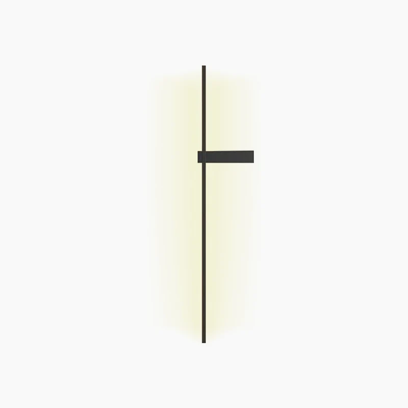 Wall Sconce Light Nordic Long Slim Linear LED Aluminum, Black / White