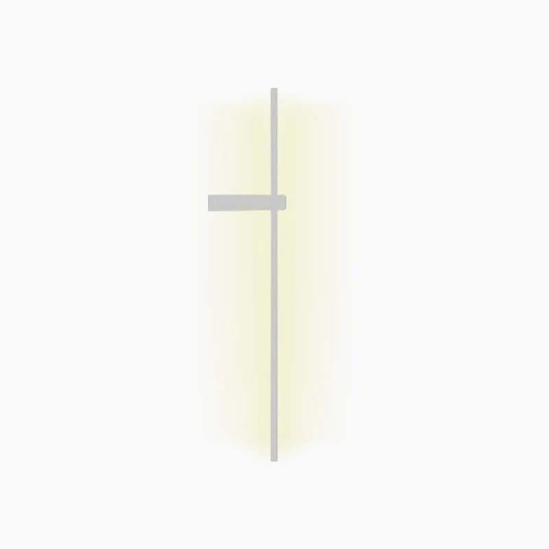 Wall Sconce Light Nordic Long Slim Linear LED Aluminum, Black / White
