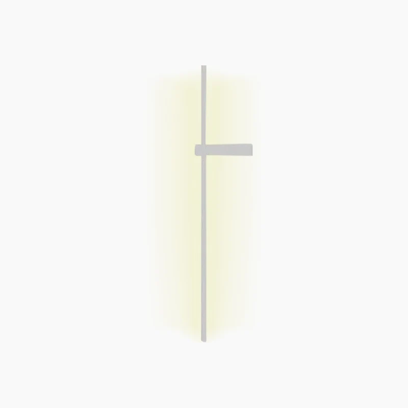 Wall Sconce Light Nordic Long Slim Linear LED Aluminum, Black / White