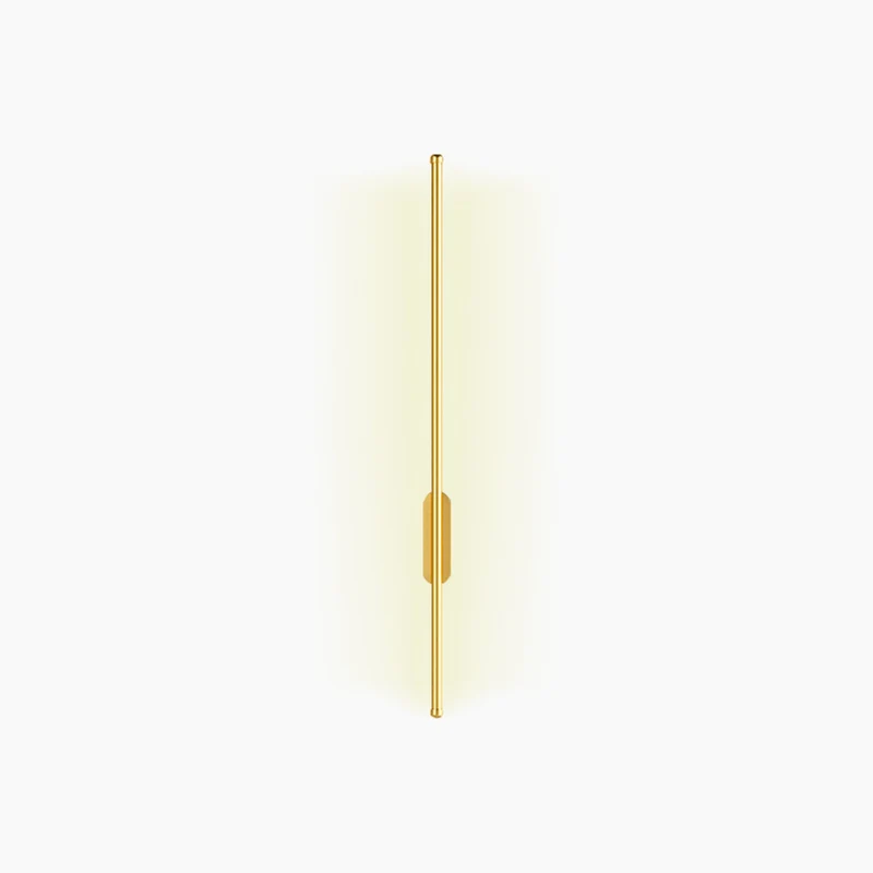 Wall Lamp Modern Simple Aluminum Linear LED, Gold / Black