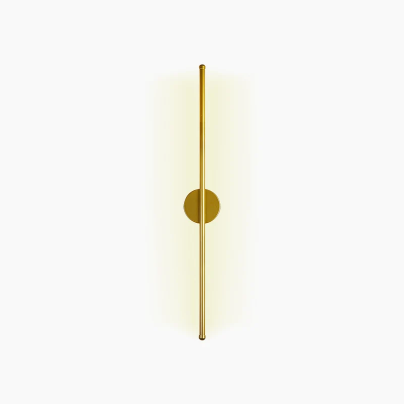 Wall Lamp Modern Simple Aluminum Linear LED, Gold / Black