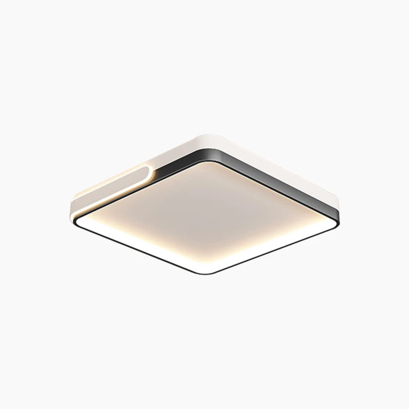 Ceiling Light Flush Mount Nordic Unique Geometric, Black & White