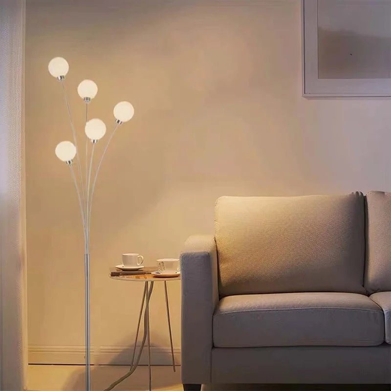 Ambient Floor Lamp Unique Modern Minimalist Glass Globe