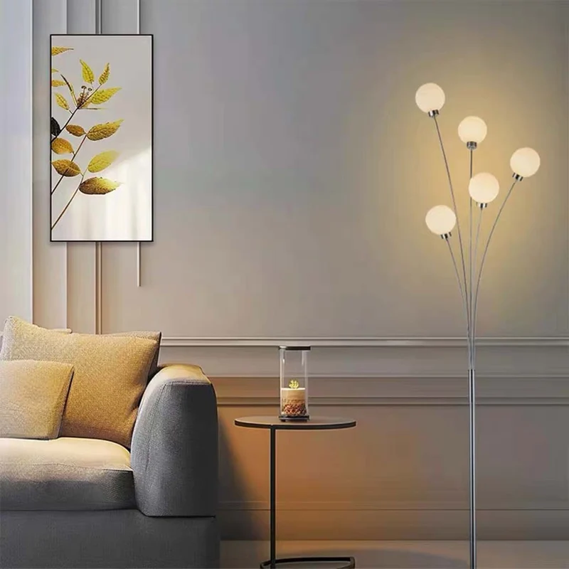 Ambient Floor Lamp Unique Modern Minimalist Glass Globe