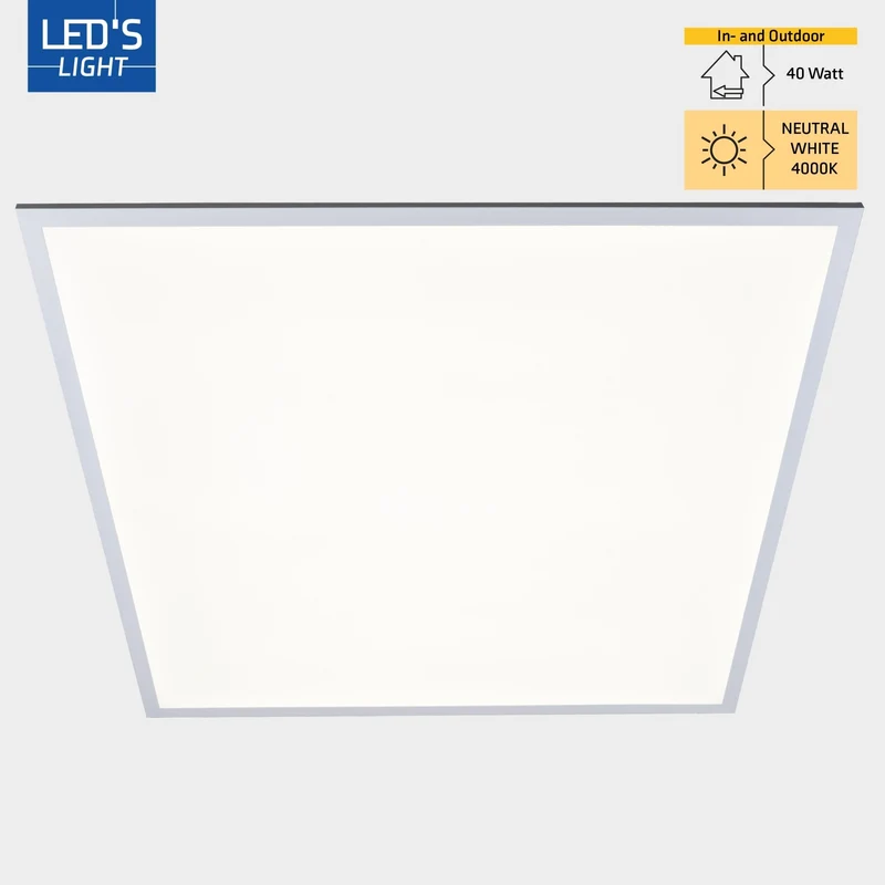 LED Panel 595x595mm UGR<22 4er-Pack 40W 4000lm 4000K neutralweiß Weiß - LED's Light
