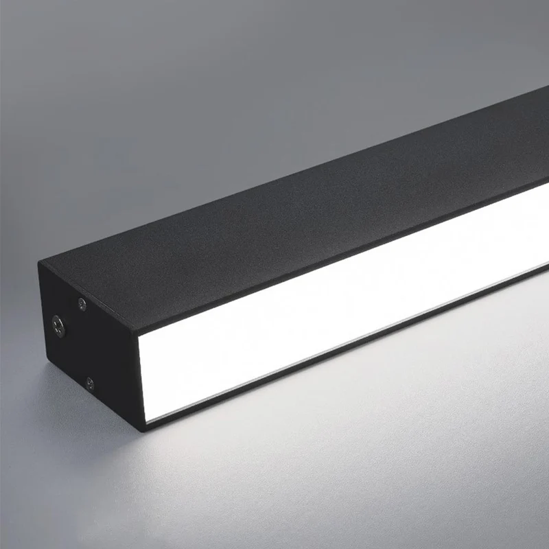 Flush Mount Ceiling Light Minimalist Long Linear Anti-Glare LED Dimmable