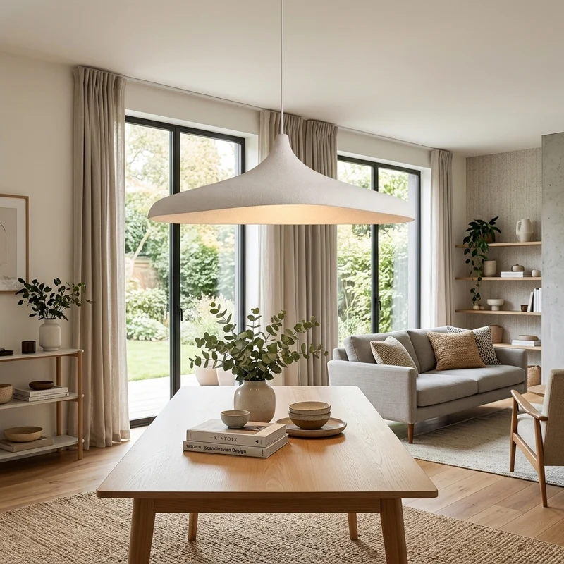 Pendelleuchte Wabi-Sabi Betonoptik – Zelinea