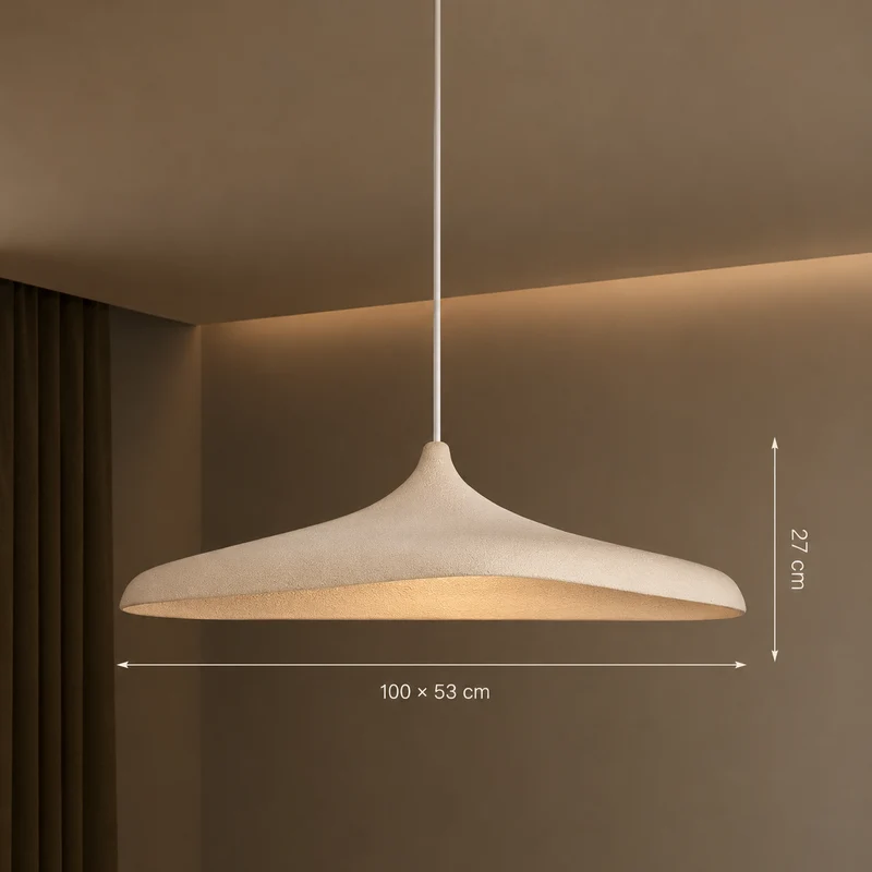 Pendelleuchte Wabi-Sabi Betonoptik – Zelinea