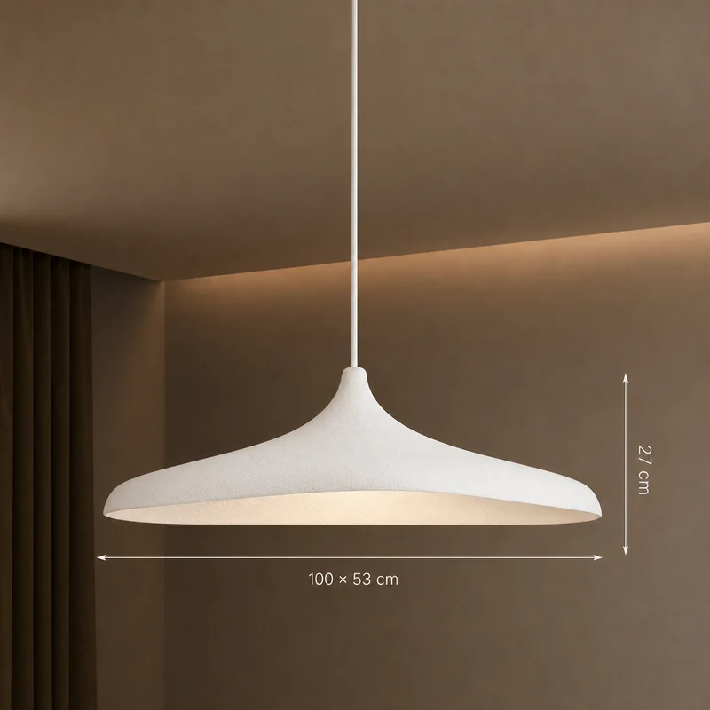 Pendelleuchte Wabi-Sabi Betonoptik – Zelinea