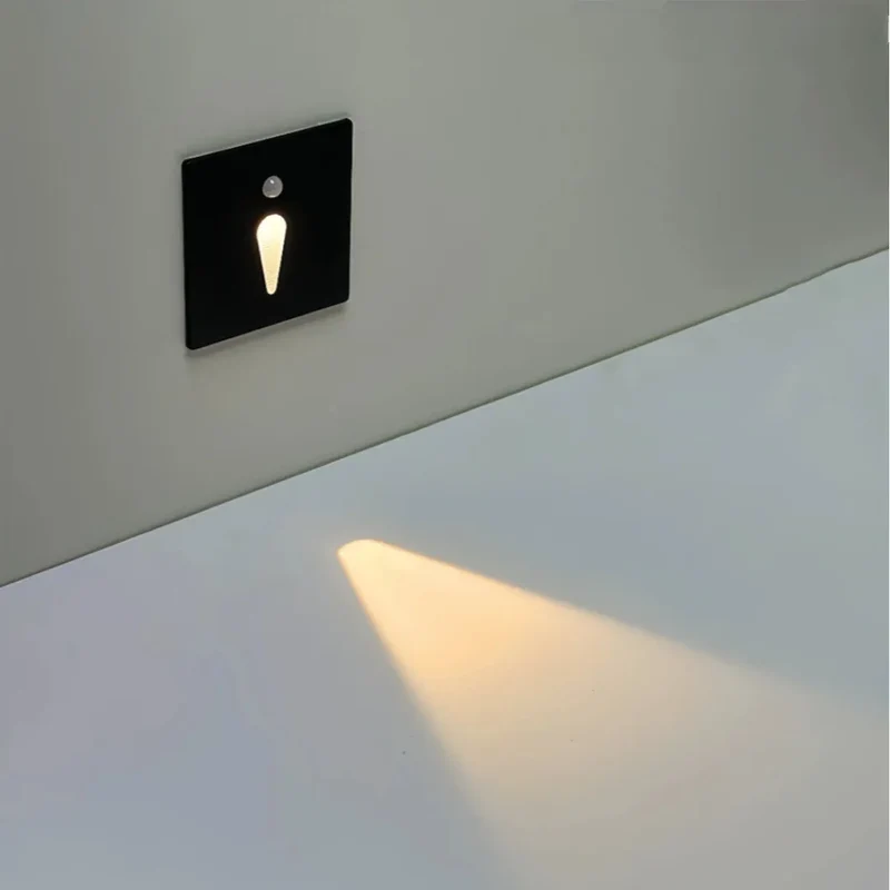 IP65 Wandeinbauleuchte für Treppe mit Bewegungsmelder