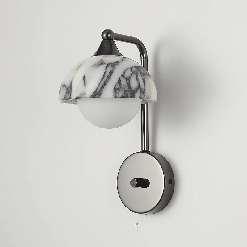 Wandleuchte aus Alabaster für luxuriöses Schlafzimmer – Alumina