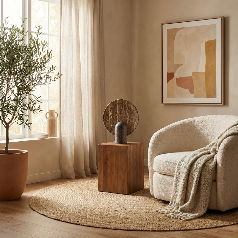 Minimalistische Tischlampe aus Harz – Creatisio
