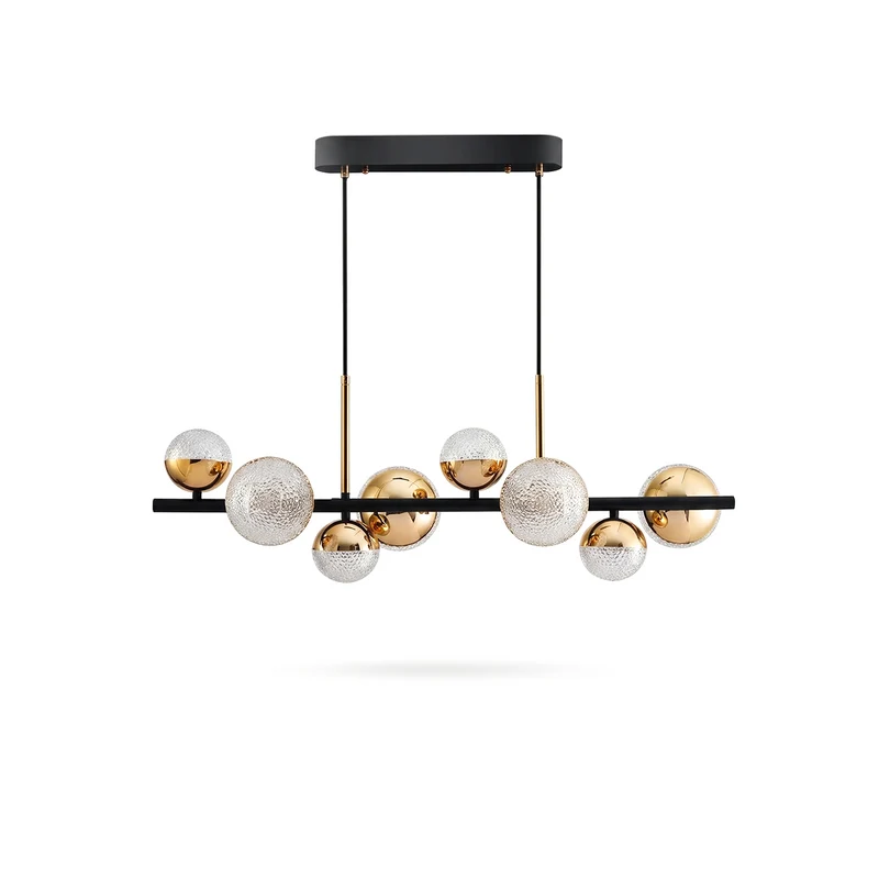 Moderne Acryl-Pendelleuchte für Esszimmer – Ornelia