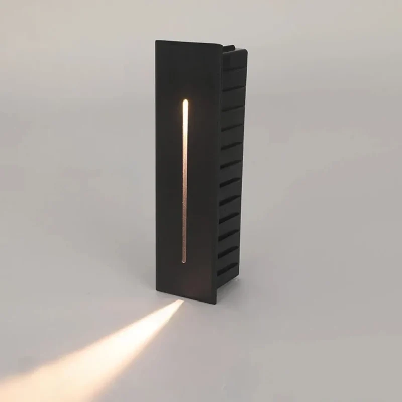 LED Treppen-Wandeinbauleuchte rechteckig mit Bewegungsmelder, IP65