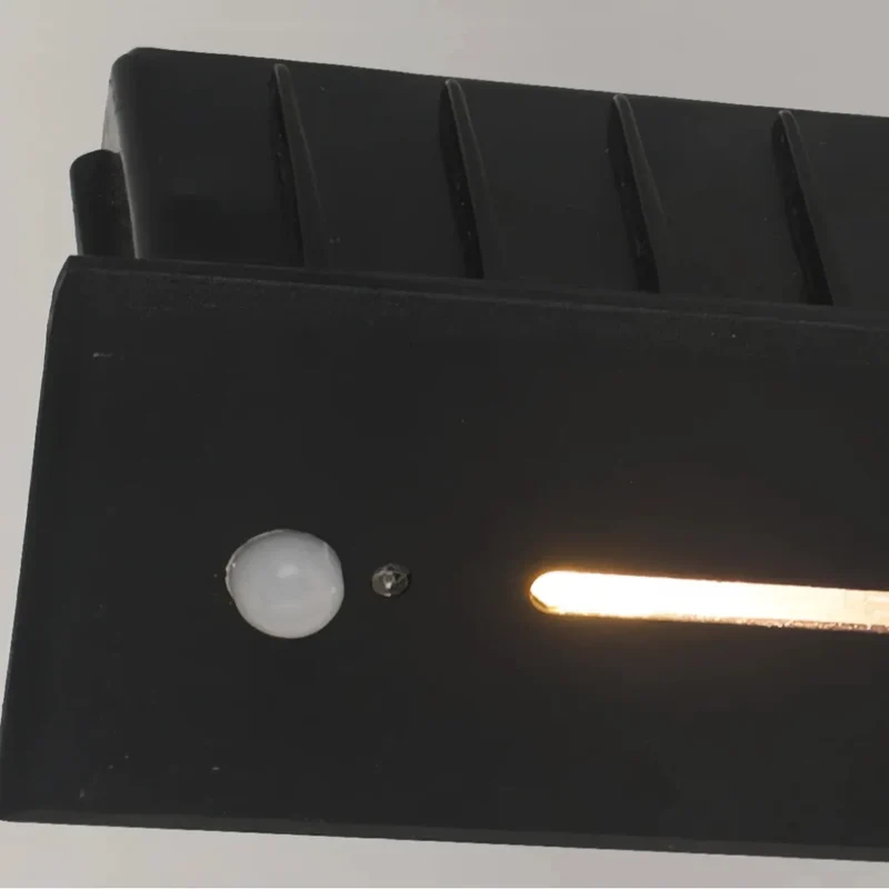 LED Treppen-Wandeinbauleuchte rechteckig mit Bewegungsmelder, IP65