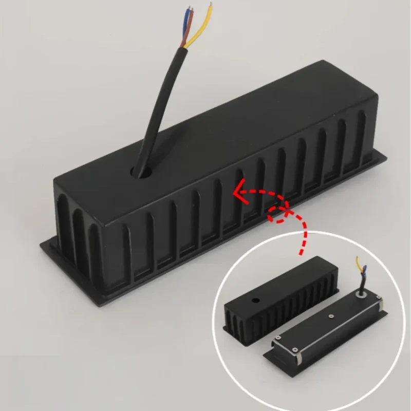 LED Treppen-Wandeinbauleuchte rechteckig mit Bewegungsmelder, IP65