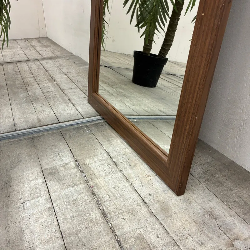 Wandspiegel 200x71cm Ganzkörperspiegel Holzrahmen Braun Nussbaum Spiegel Gebraucht