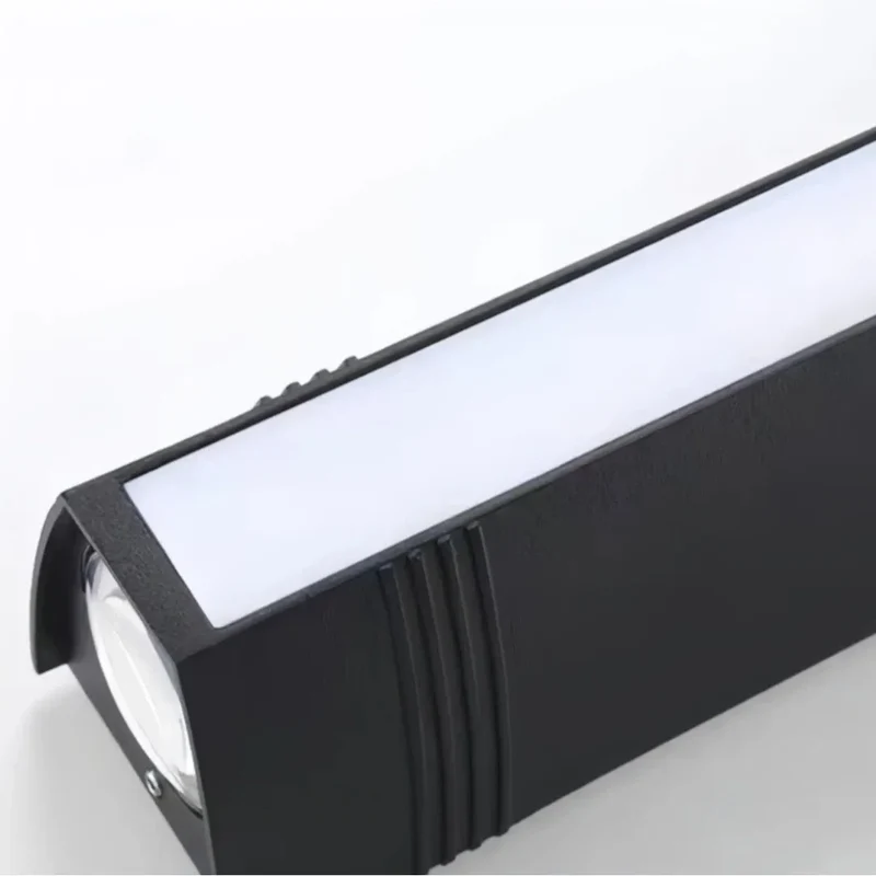 LED-Außenwandleuchte in Schwarz für den Außenbereich, IP65