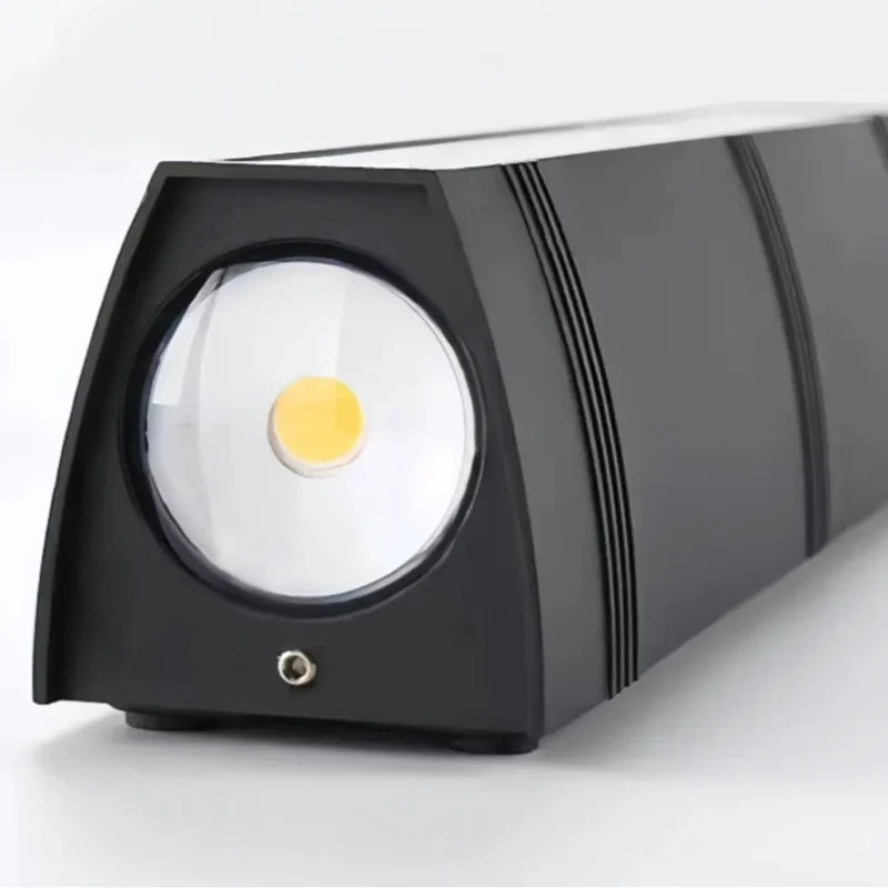 LED-Außenwandleuchte in Schwarz für den Außenbereich, IP65