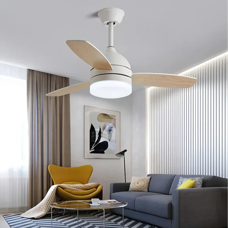 LED Deckenventilator mit Licht für Sommer- und Winterbetrieb