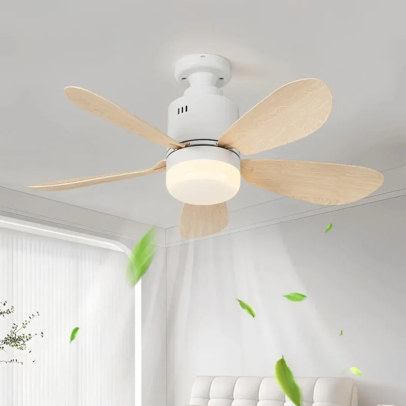 Moderner Deckenventilator mit Licht für Schlafzimmer, 5-flügelig