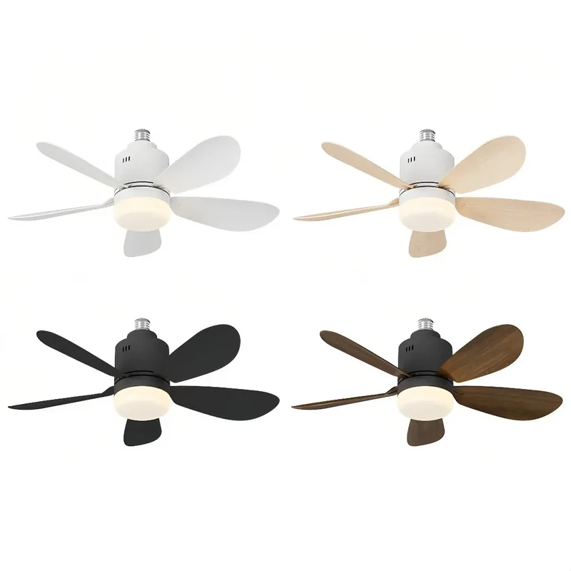 Moderner Deckenventilator mit Licht für Schlafzimmer, 5-flügelig