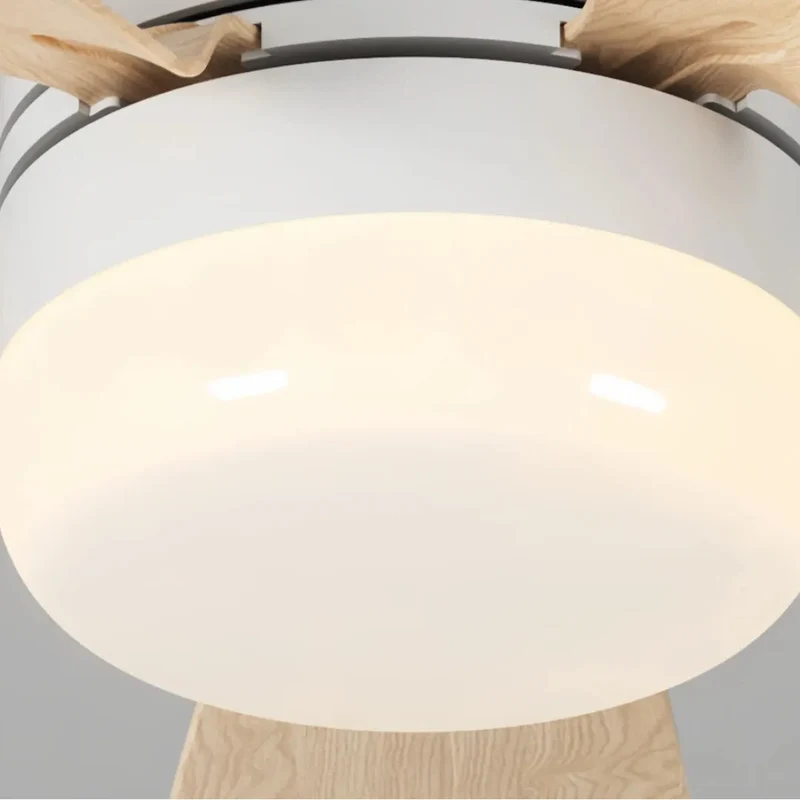 Moderner Deckenventilator mit Licht für Schlafzimmer, 5-flügelig