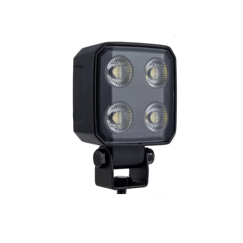 LED-Arbeitsleuchte im dunklen Look mit gebogenem Rand / 30W
