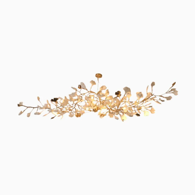 Chandelier Artistic Decorative Ginkgo Leaves