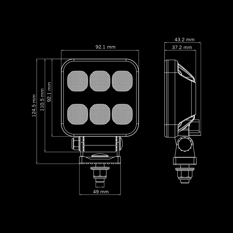 Strands Dark Knight Hardcore LED-Arbeitsleuchte