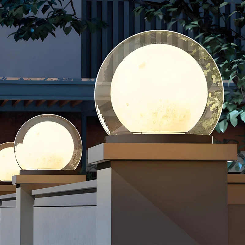 Design-Außenlampe aus Edelstahl – Novalume