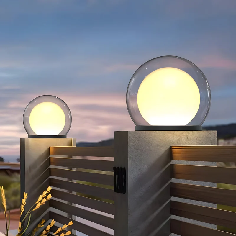 Design-Außenlampe aus Edelstahl – Novalume