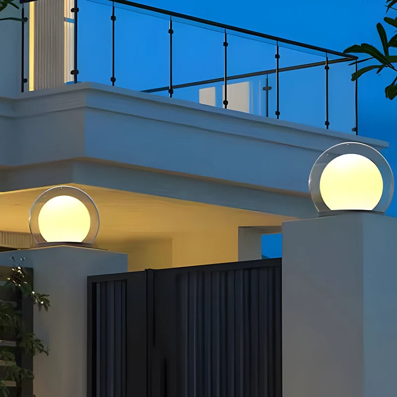 Design-Außenlampe aus Edelstahl – Novalume