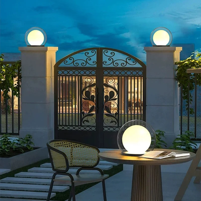 Design-Außenlampe aus Edelstahl – Novalume